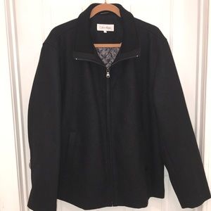 Men’s Large CK wool blend coat